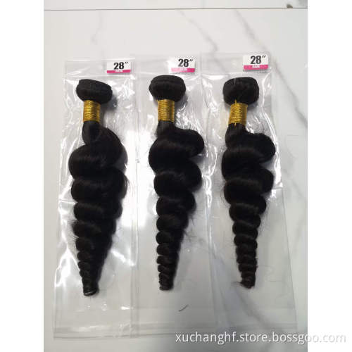 Wholesale Virgin Hair Vendors Brazilian Peruvian Loose Deep Body Straight Wave Human Hair 3 Bundles With Lace Frontal Closures